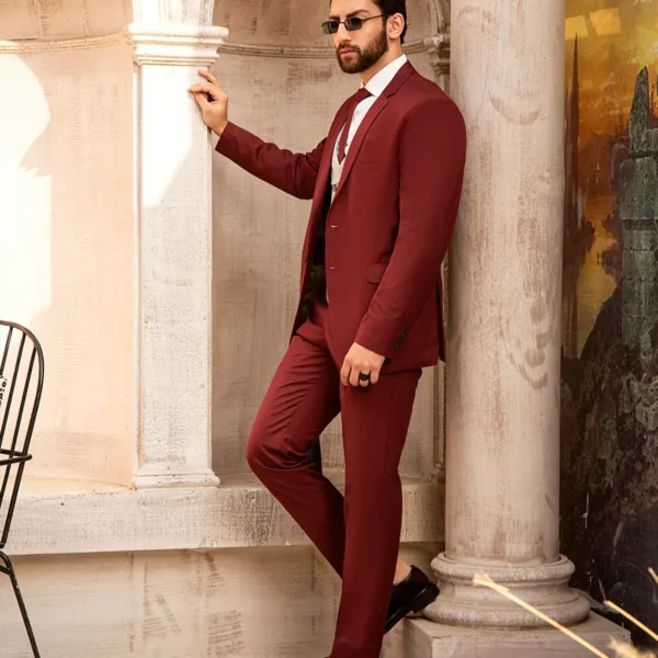 RICH MAROON SUIT