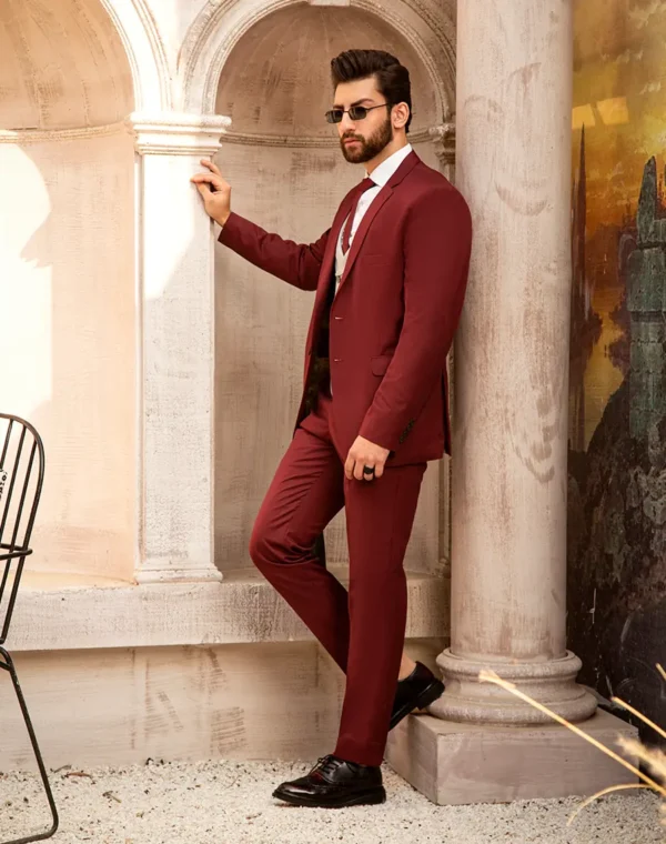RICH MAROON SUIT