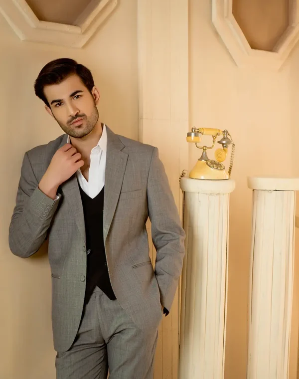LIGHT GRAY SUIT