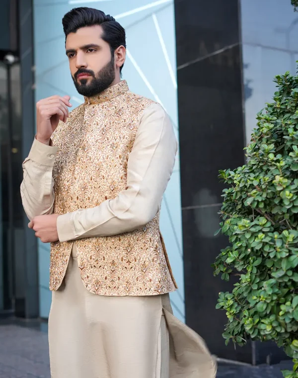 Second image of AURIC TONES WAISTCOAT