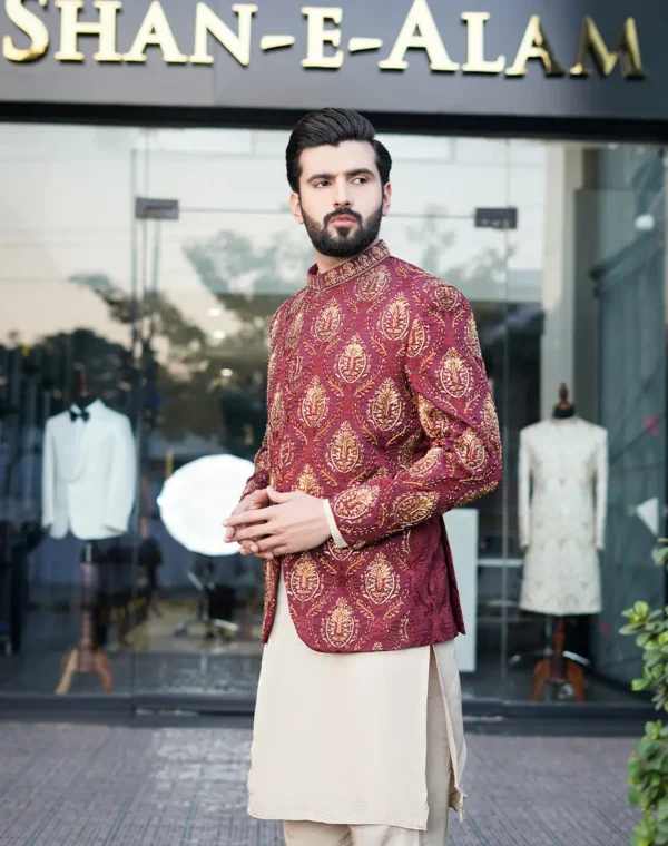 Second image of RICH MAROON COAT