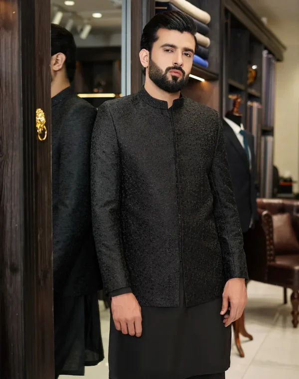 ROYAL BLACK PRINCE COAT