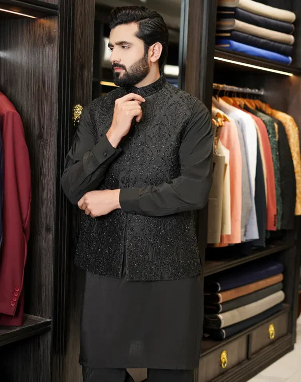 MAGESTIC BLACK WAISTCOAT