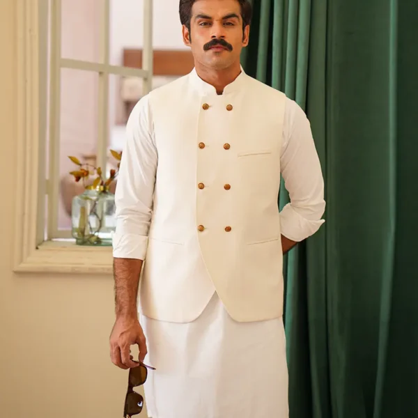 DOUBLE BREASTED WAISTCOAT