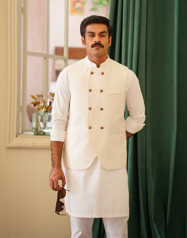DOUBLE BREASTED WAISTCOAT