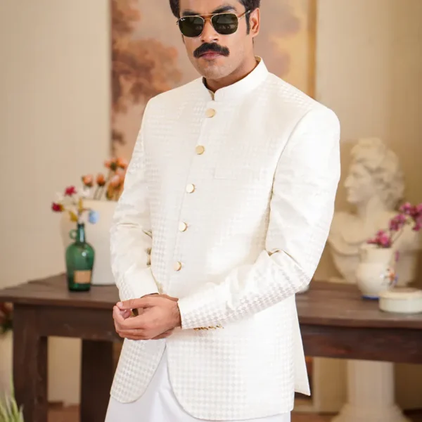 ROYAL WHITE PRINCE COAT