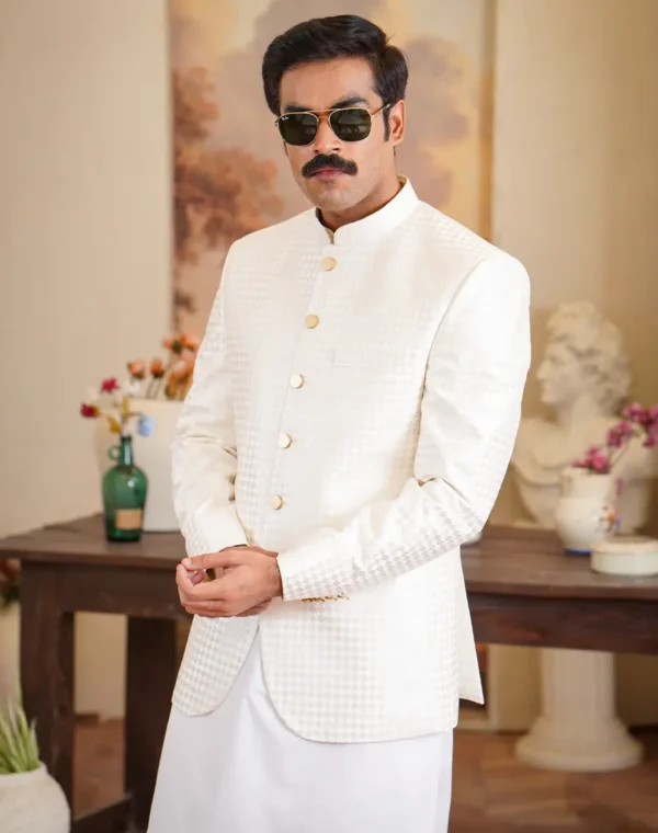ROYAL WHITE PRINCE COAT