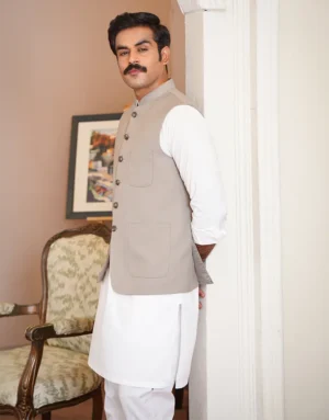 DUST GREY WAISTCOAT