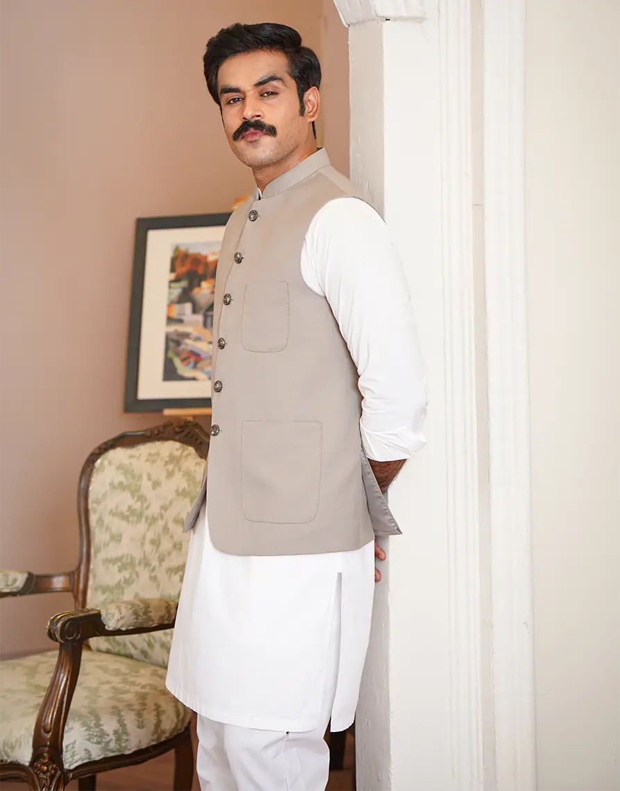 DUST GREY WAISTCOAT