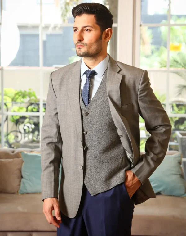 Second image of GRAY BLAZER